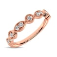 thumbnail image 1 of 14K Rose Gold 1/8 Ct.Tw.Diamond Stackable Band, 1 of 4