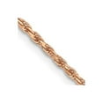 thumbnail image 1 of 14K Rose Gold 1.8 mm Diamond-Cut Machine-made 24 in. Rope Chain, 1 of 1