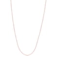 thumbnail image 1 of 14K Rose Gold 18in Double Extendable Cable Chain with Lobster Clasp, 1 of 4