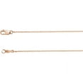 thumbnail image 1 of 14K Rose Gold 1mm Solid Cable 20" Chain, 1 of 1