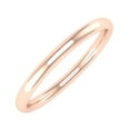thumbnail image 1 of 14K Rose Gold 2mm Plain Wedding Band (Ring Size 7), 1 of 6