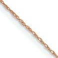 thumbnail image 1 of 14K Rose Gold .5 mm Carded Cable Rope Chain (24 X 0.5) Made In United States 5rr-24, 1 of 5