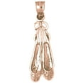 thumbnail image 1 of 14K Rose Gold Ballerina Shoe Pendant - 31 mm, 1 of 3
