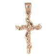 thumbnail image 1 of 14K Rose Gold Cross Pendant - 29 mm, 1 of 2
