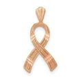 thumbnail image 1 of 14K Rose Gold Diamond-Cut Awareness Pendant, 1 of 1