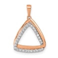 thumbnail image 1 of 14K Rose Gold Diamond Pendant (0.145Cttw), 1 of 6