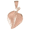 thumbnail image 1 of 14K Rose Gold Flower Pendant - 41 mm, 1 of 3