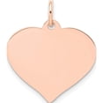 thumbnail image 1 of 14K Rose Gold Heart Disc Charm (22 X 18) Made In United States xrm529/27, 1 of 5