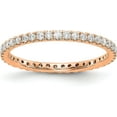 thumbnail image 1 of 14K Rose Gold Lab Grown Diamond VS/SI GH, Eternity Band - Ring Size 5.5, 1 of 8