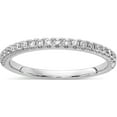 thumbnail image 1 of 14K Rose Gold Lab Grown Diamond Vs/Si, D E F, 1/5Ct Wedding Band (Size 7) Made In India rm5736b-020-rld, 1 of 5