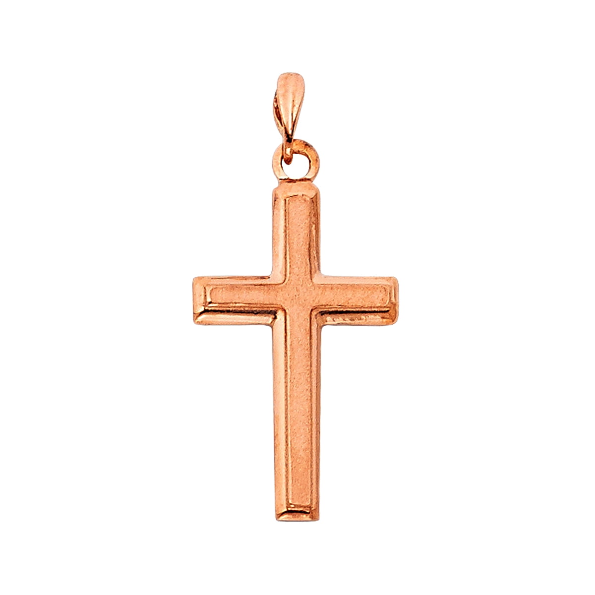 14K Gold Latin Design Cross Pendant popular • Medium Gold Cross • Real Yellow Gold Cross Pendant • Religious Pendant • Christian Pendant