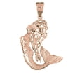 thumbnail image 1 of 14K Rose Gold Mermaid Pendant - 51 mm, 1 of 3