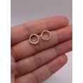 thumbnail image 1 of 14K Rose Gold Plated 2Ct Round Cut Simulated Diamond Women's Stud Earrings, 1 of 5