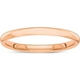 thumbnail image 1 of 14K Rose Gold Polished 2mm Band (Size 7) Made In United States stk6-7, 1 of 5