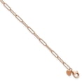 thumbnail image 1 of 14K Rose Gold Polished Fancy Link Anklet, 1 of 3