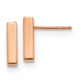 thumbnail image 1 of 14K Rose Gold Polished Post Earrings 14k Rose Gold Earrings, 1 of 3