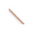 thumbnail image 1 of 14K Rose Gold Ropa Chain Necklace 20 inch .7 mm with Spring Ring Clasp 0.7, 1 of 4