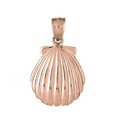 thumbnail image 1 of 14K Rose Gold Shell Pendant - 33 mm, 1 of 2