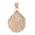thumbnail image 1 of 14K Rose Gold Shell Pendant - 37 mm, 1 of 3