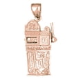 thumbnail image 1 of 14K Rose Gold Slot Machine Pendant - 35 mm, 1 of 3