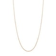 thumbnail image 1 of 14K Rose Gold Women's 18" 0.66mm Box Chain Necklace with 050 Gauge and Lobster Lock Quality Tag, 1 of 4
