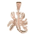 thumbnail image 1 of 14K Rose Gold Zodiac - Scorpio Pendant - 34 mm, 1 of 3