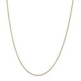 thumbnail image 1 of 14K Rose Gold chain Box Diamond-cut 22 in 0.7 mm .7 with Lobster, 1 of 5
