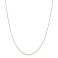 thumbnail image 1 of 14K Rose Gold chain Rope Cable 24 in 0.5 mm .5, 1 of 5