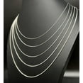 thumbnail image 1 of 14K SOLID White Gold  Wheat Chain Necklace, 14k Solid Gold 0.9mm - 2.1mm Wheat Chain ,14k Men and Women Wheat Chain, 14k Solid Gold Necklace (Necklace Width:1.6 MM; Necklace length:30;), 1 of 9