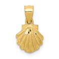 thumbnail image 1 of 14K Scallop Shell Pendant, 1 of 1