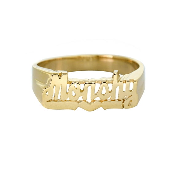 14K Script Gold Name Ring | Appx. 5.3 Grams