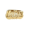 thumbnail image 1 of 14K Script Gold Name Ring | Appx. 5.4 Grams, 1 of 3