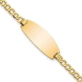 thumbnail image 1 of 14K Semi-solid Oval Curb ID Bracelet, 1 of 1