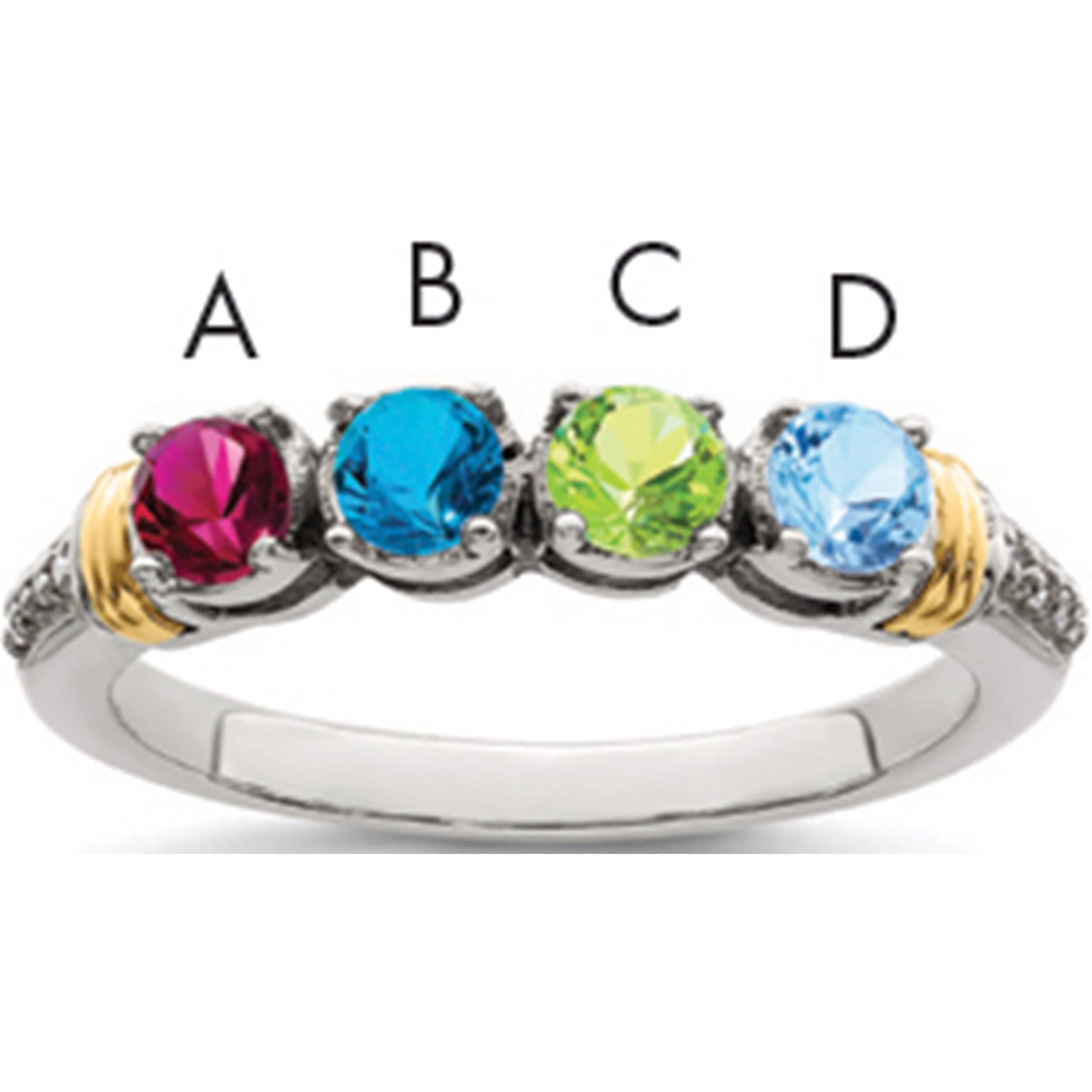 Four Stone Mothers Ring 2025