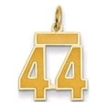thumbnail image 1 of 14K Small Satin Number 44 Charm, 1 of 1
