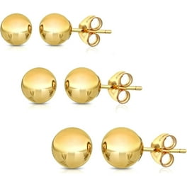 Walmart 14k gold stud earrings discount