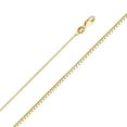 thumbnail image 1 of 14K Solid Gold Box Chain 0.8 mm wide Lobster Clasp 16'' Chain, 1 of 1