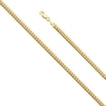 thumbnail image 1 of 14K Solid Gold Miami Cuban Chain 4.0 mm wide Lobster Lock 7.5'' Chain, 1 of 1