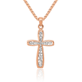 thumbnail image 1 of 14K Solid Rose Pink Gold White Antique Filigree Necklace Chain Pendant Charm, 1 of 7