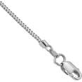 thumbnail image 1 of 14K Solid White Gold 0.9mm Franco Link Chain Bracelet, 1 of 3