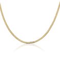 thumbnail image 1 of 14K Solid Yellow Gold 2.9mm Curb Link Chain Necklace, 1 of 5