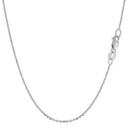 DIAMOND DEAL 14K Solid Yellow Gold Cable Link Chain / Necklace, 0.7mm Thin Dainty High Polished Pendant / Charm Chain, All Sizes 16'' 18'' 20'' Inches,