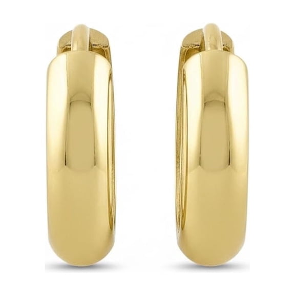 Vinali 14K Solid Gold Huggie Hoop Earrings