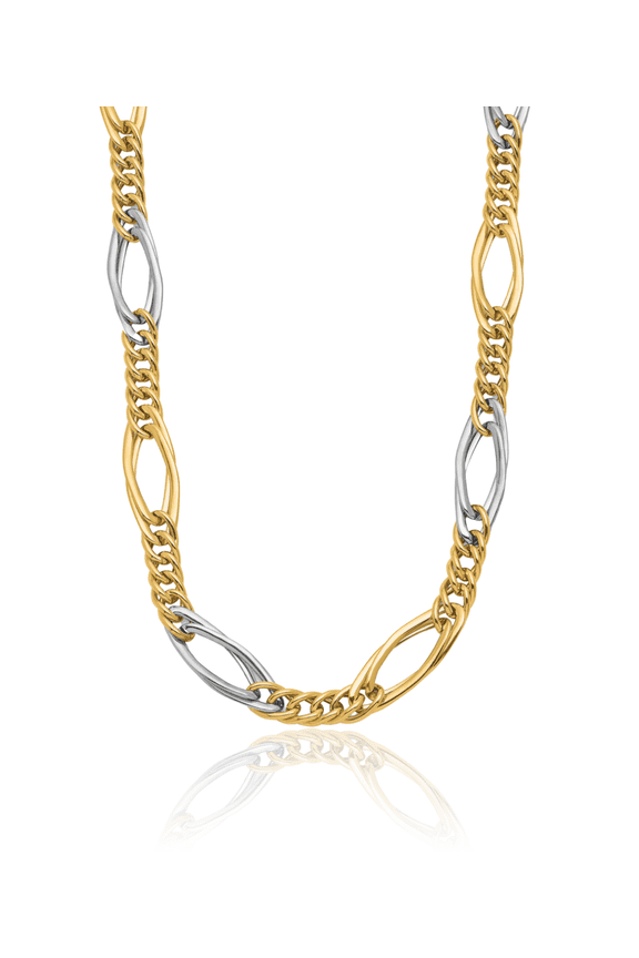 14K Solid Yellow Gold Link Chain Necklace