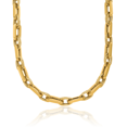 thumbnail image 1 of 14K Solid Yellow Gold Link Necklace Chain, 1 of 5