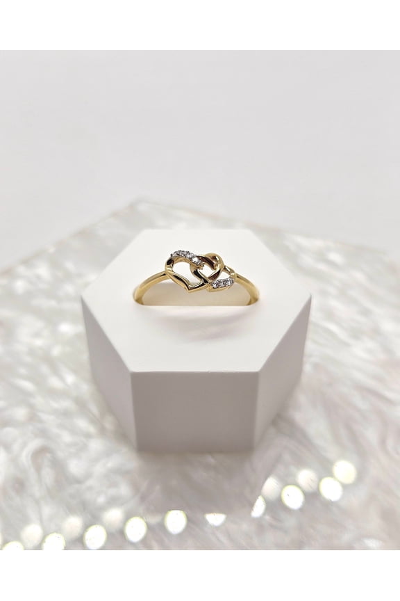 14K Solid Yellow Gold Plain Simple Band Ring 6mm