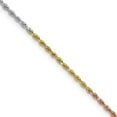 thumbnail image 1 of 14K Tri-Color 1.5 mm Diamond-Cut 16 in. Rope Chain, 1 of 1