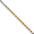 thumbnail image 1 of 14K Tri-color 1.75 mm D-C Rope Chain, 1 of 1