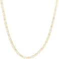 thumbnail image 1 of 14K Tricolor 3.3mm Valentino Chain with Lobster Clasp, 1 of 5
