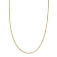 thumbnail image 1 of 14K Tricolor Gold 1.5mm Solid Diamond Cut Valentino Chain Necklace, 18 inch, 1 of 1